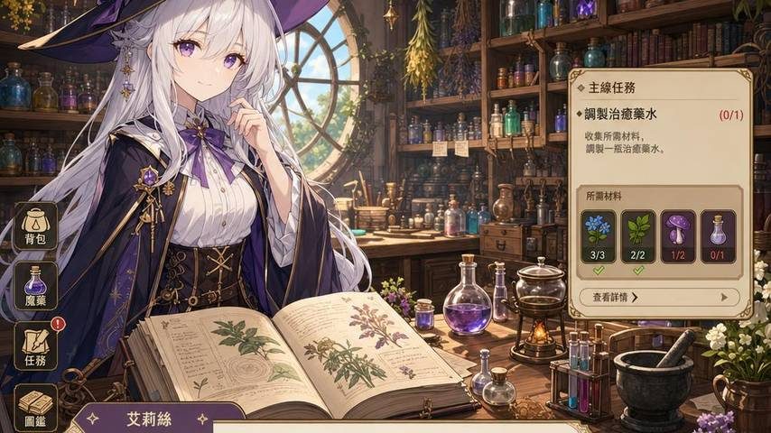 魔女秘药 操作界面 详情图 2